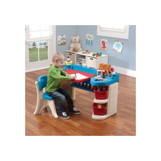 Dailininko stalas su piešimo lenta ir kėde vaikams | Step2